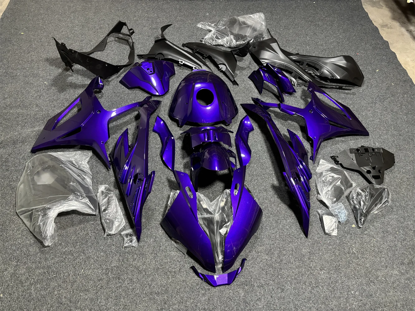 For BMW S1000RR S1000 RR 2023 Right Side Panels Air Ducts Air Deflector Kit Fairing Kit Motorcycle  Blue and purple