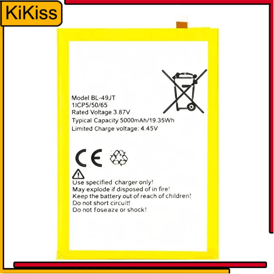 

For Tecno Camon 17 Pro CG8 18P CH7 Spark 8 BL-49JT Reliable Power Supply 5000Mah High Performance Mobile Phone Battery