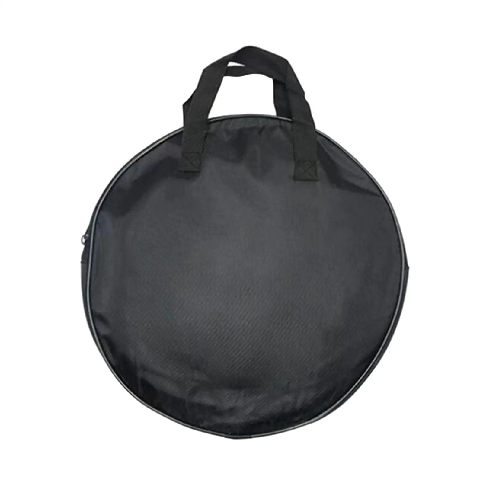 Durable Dumb Drum Practice Pad Bag Portable Storage with Zipper for Drum Set Accessories