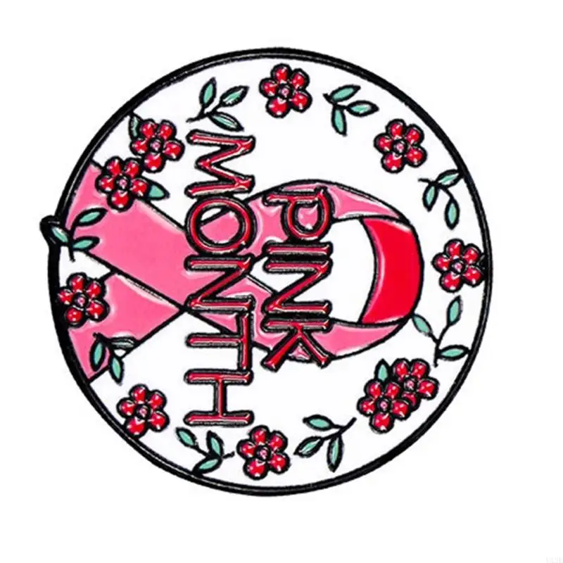 Broche rose épingles