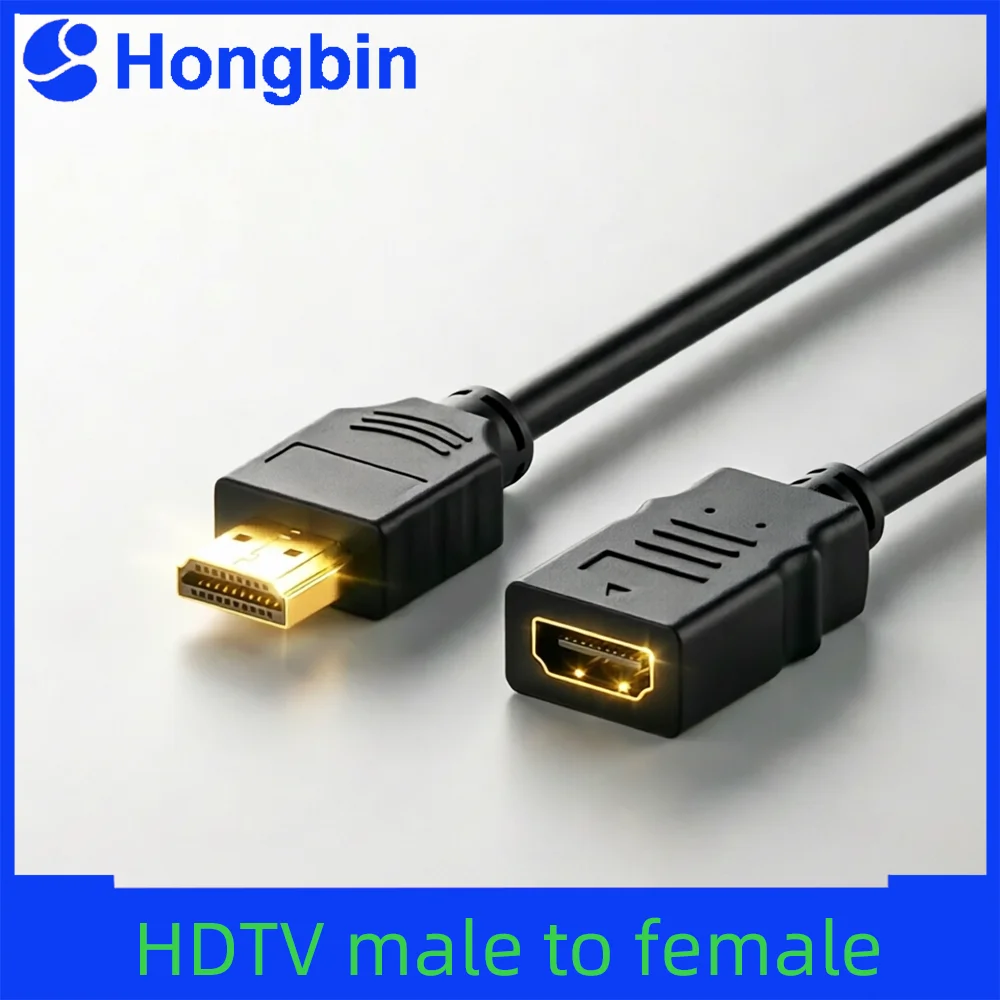 3m 0.3m 1m HDMI-Compatible Extension Cable Male to Female 4K 3D 1.4V HDMI Extended Cable for HD TV LCD Laptop PS3 Projector