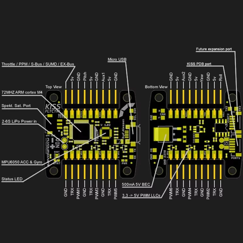 For KISS FC 32Bit Flight Controller Flight Controller Board V1.03 For RC Drone For RC Multicopter - Image 6