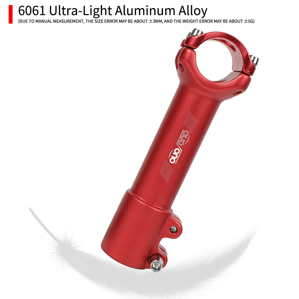 

Accessories Bike Stem Aluminum Alloy MTB Mountain Bike Replacement Road Bike Vertical Stem 180 Degree 28.6x31.8x110mm Cycling