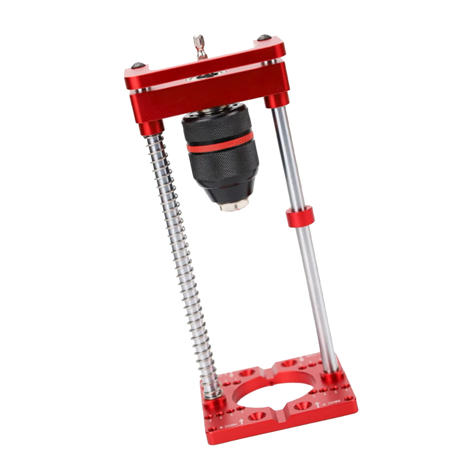 핸드 전기 드릴 홀더 휴대용 벤치 드릴 고정 브래킷 목공 힌지 구멍 로케이터 용 35mm 힌지 구멍 로케이터