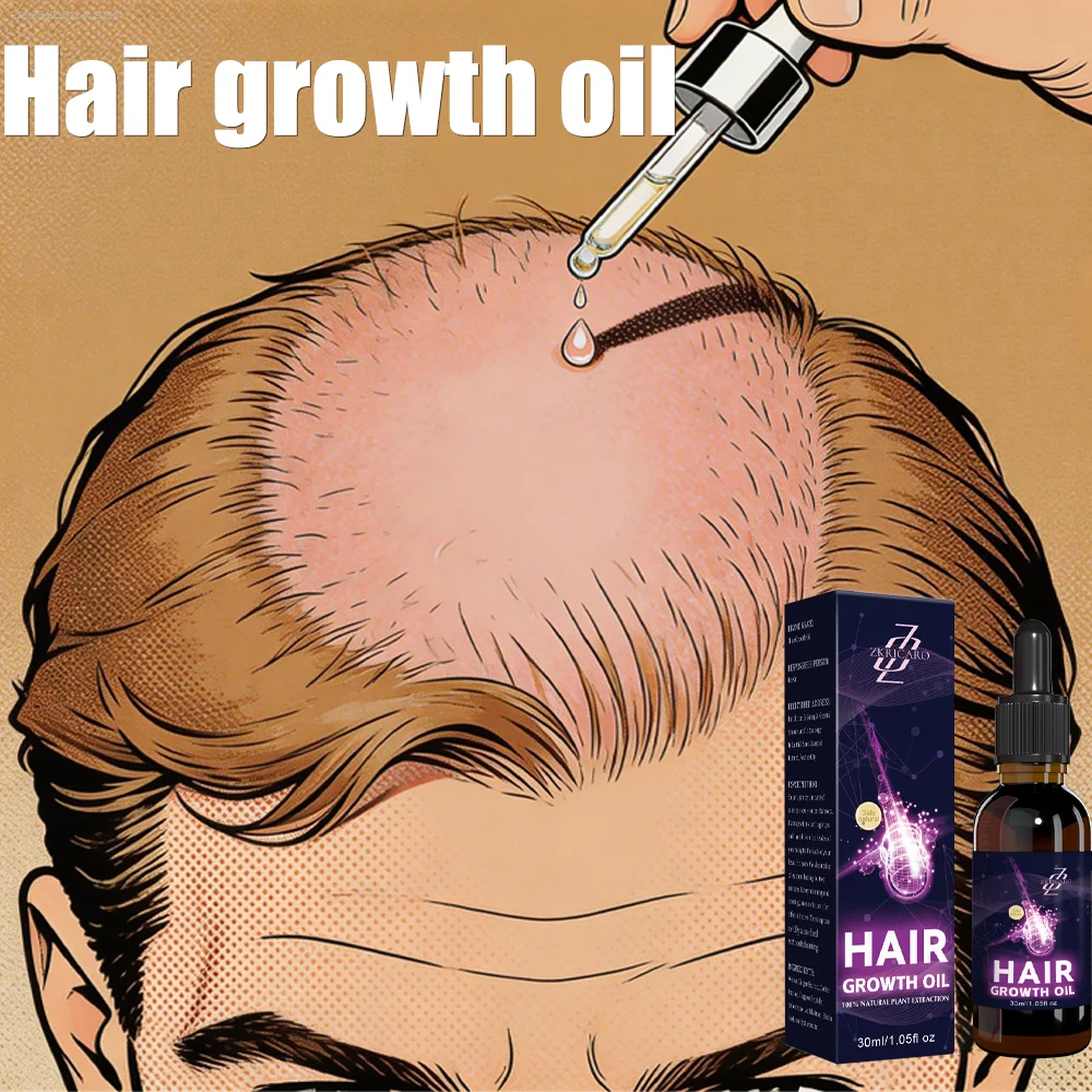 Daily Use Hair Nourishing Essential Oil Natural Plant Formula Improve Scalp Environment Reduce Hair Shedding Men Women.