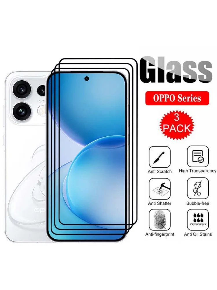 3 szt. Szkło hartowane do OPPO Reno 16 Pro 16F 16FS 5G, pełne szkło ochronne na ekran — zdjęcie produktu 7