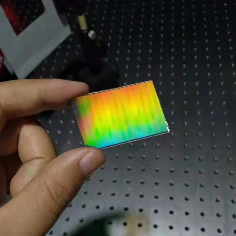 40x25mm Spectroscopic Spectrometer Holographic Diffraction Grating Sheet Laser Holographic High Linear Density Grating