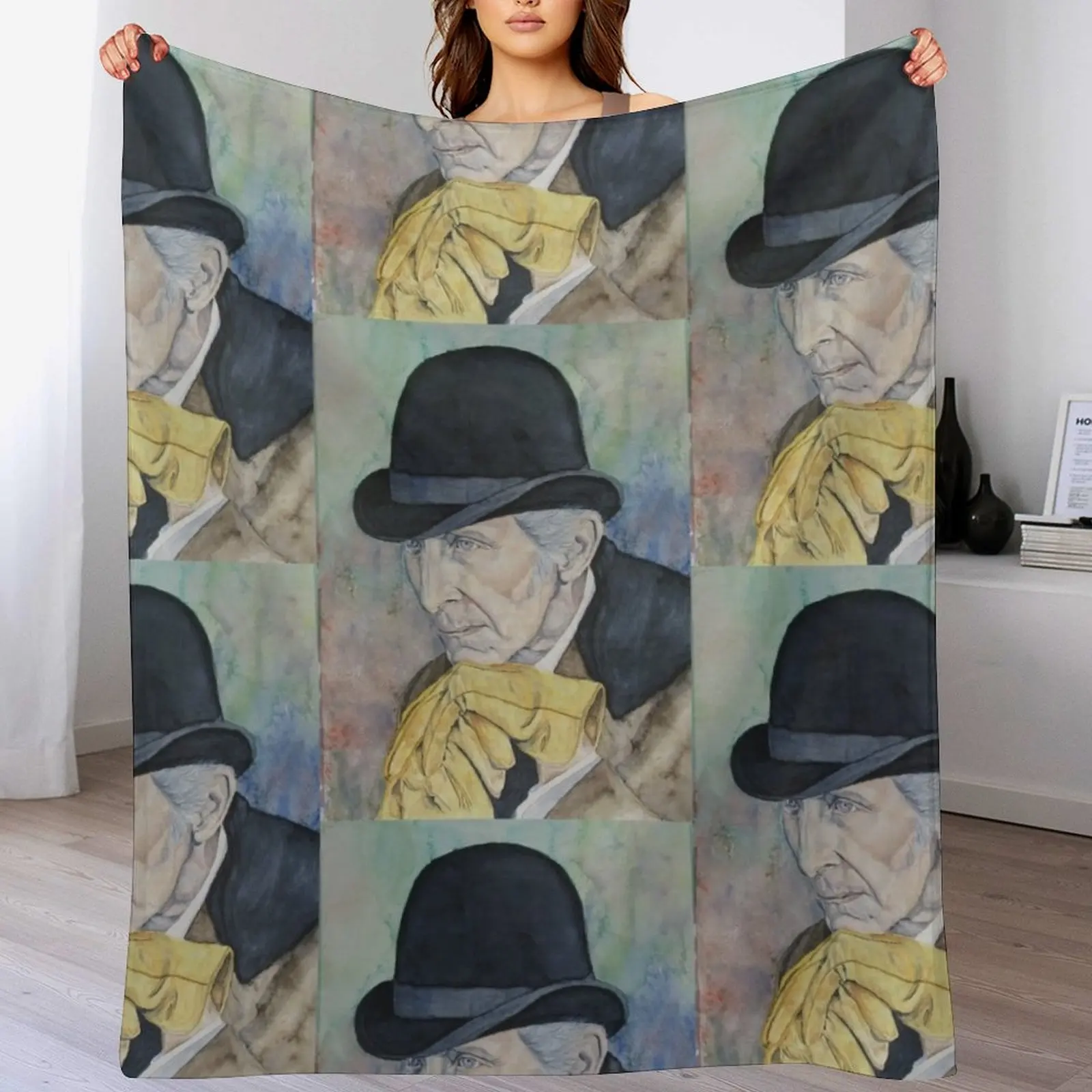 

Peter Cushing Throw Blanket All Season Lightweight Soft Blanket for Bed