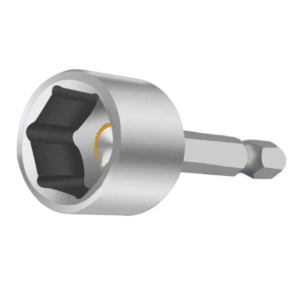 1pcs Impact Socket Adapter 6-13mm Power Nut Driver Socket Set 1/4-inch Hex Shank Screwdriver Key Head Hand Tools Set