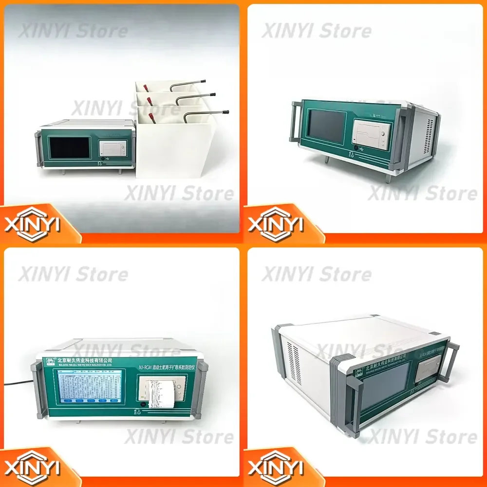 Concrete Chloride Ion Diffusion Coefficient Tester for ASTM C1202 RCPT Six Channel Lab Testing Equipment for Concrete