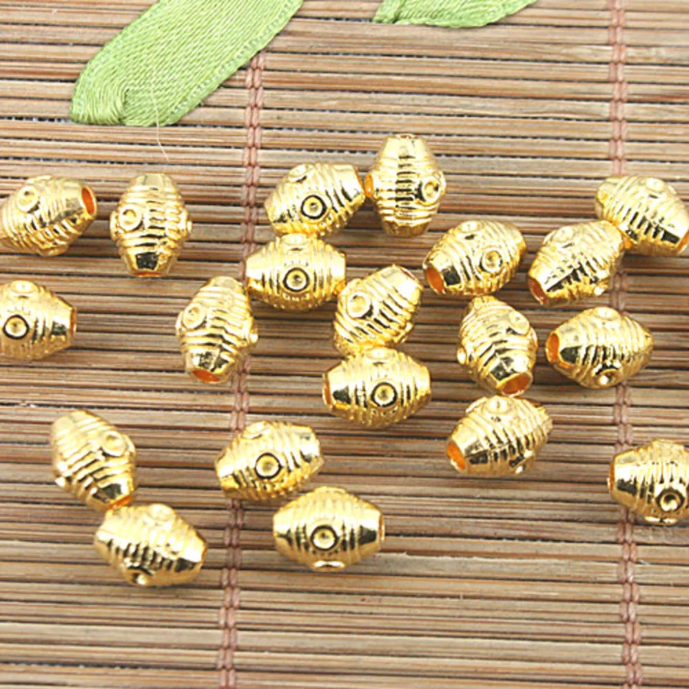 

30Pcs 8x6.5mm Round Ball Beads Loose Spacer Beads h0202