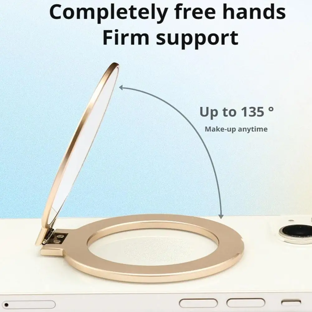 Mirror Bracket Folding Paste Phone Holder Angle Adhesive Paste Rack Support Finger For Universal Phone Grip Stand Makeup Mirror