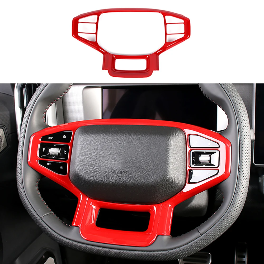 

Декоративная рамка рулевого колеса автомобиля, декоративная полоса, аксессуары для модификации интерьера ﻿ Для Chery Jetour Traveler T2 2023-202