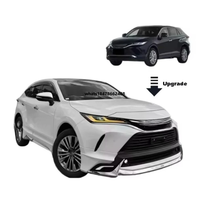 

For HARRIER 2022 Upgraded M Style Modified Parts Front and Rear Bumper Side Skirt Fenders and Other Body Kit Assembly