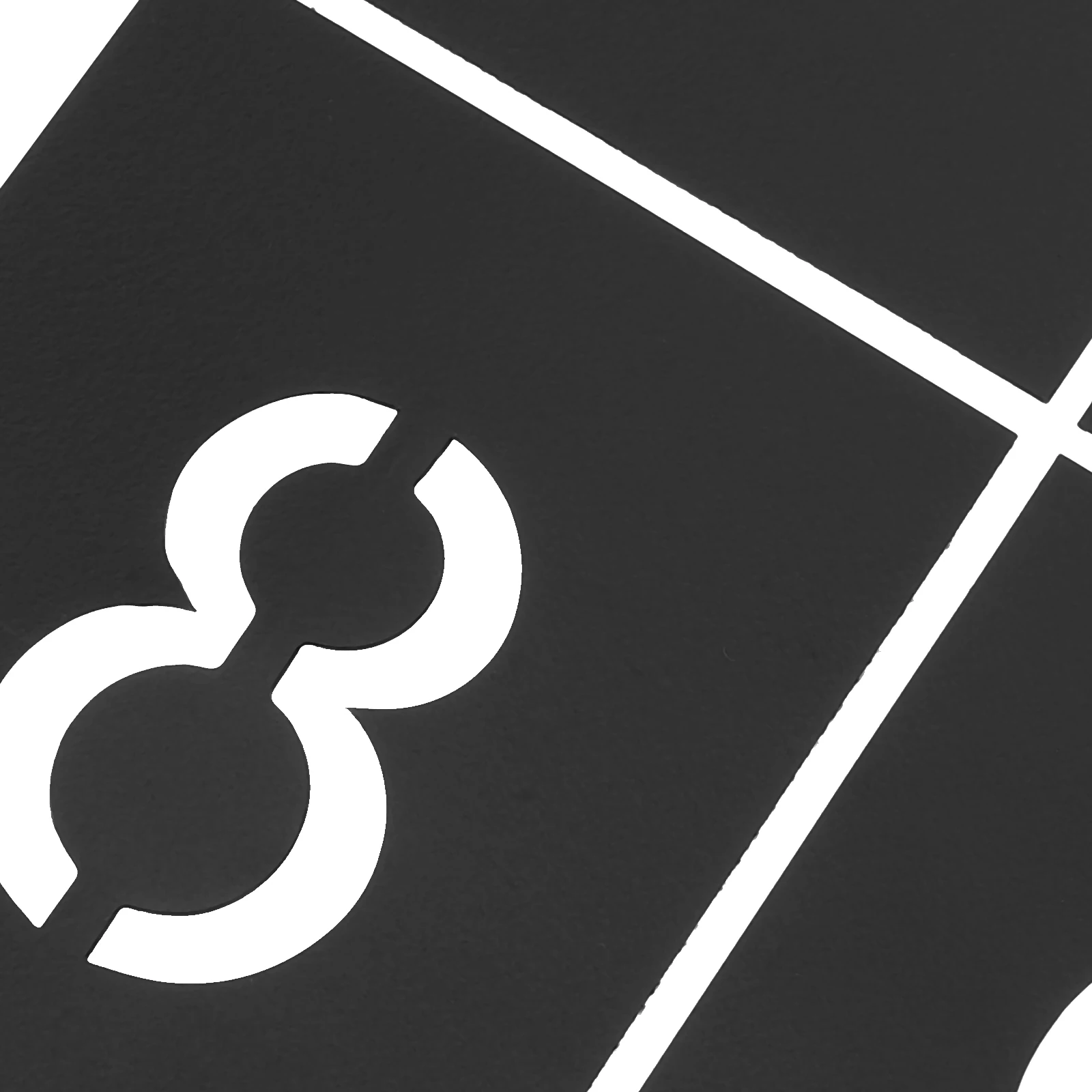 

10pcs Digital Number Stencils Spray Paint Craft Plastic Silver Large Hollow Design for Decoration Reusable