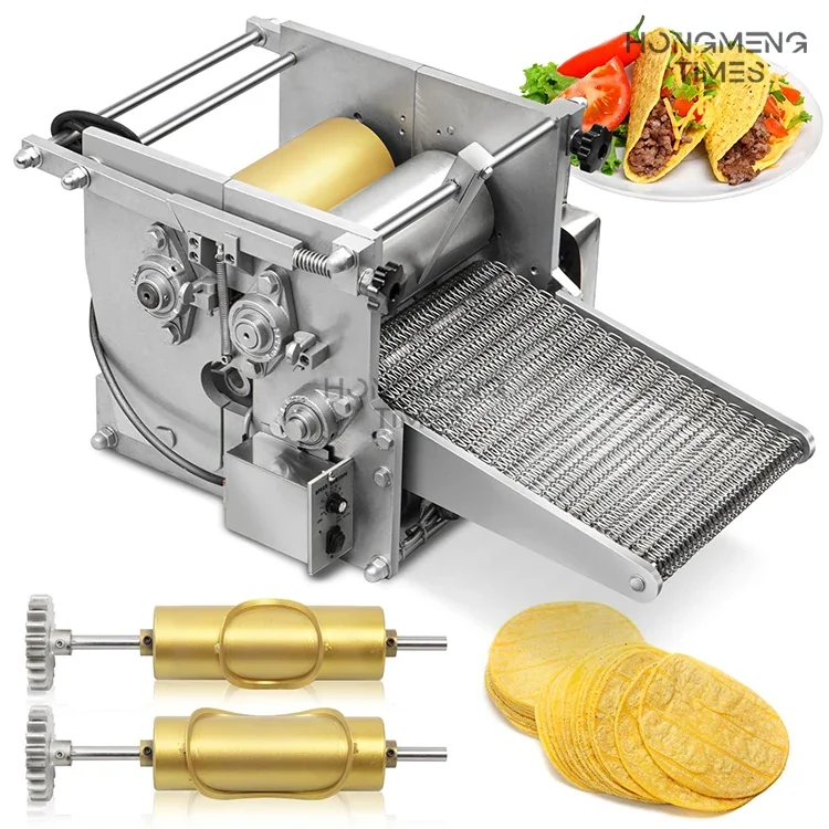 Commercial Electric Tortilla Maker - Automatic Roti/Chapati/Flatbread Machine - 1500pcs/hr - Adjustable Size & Thickness