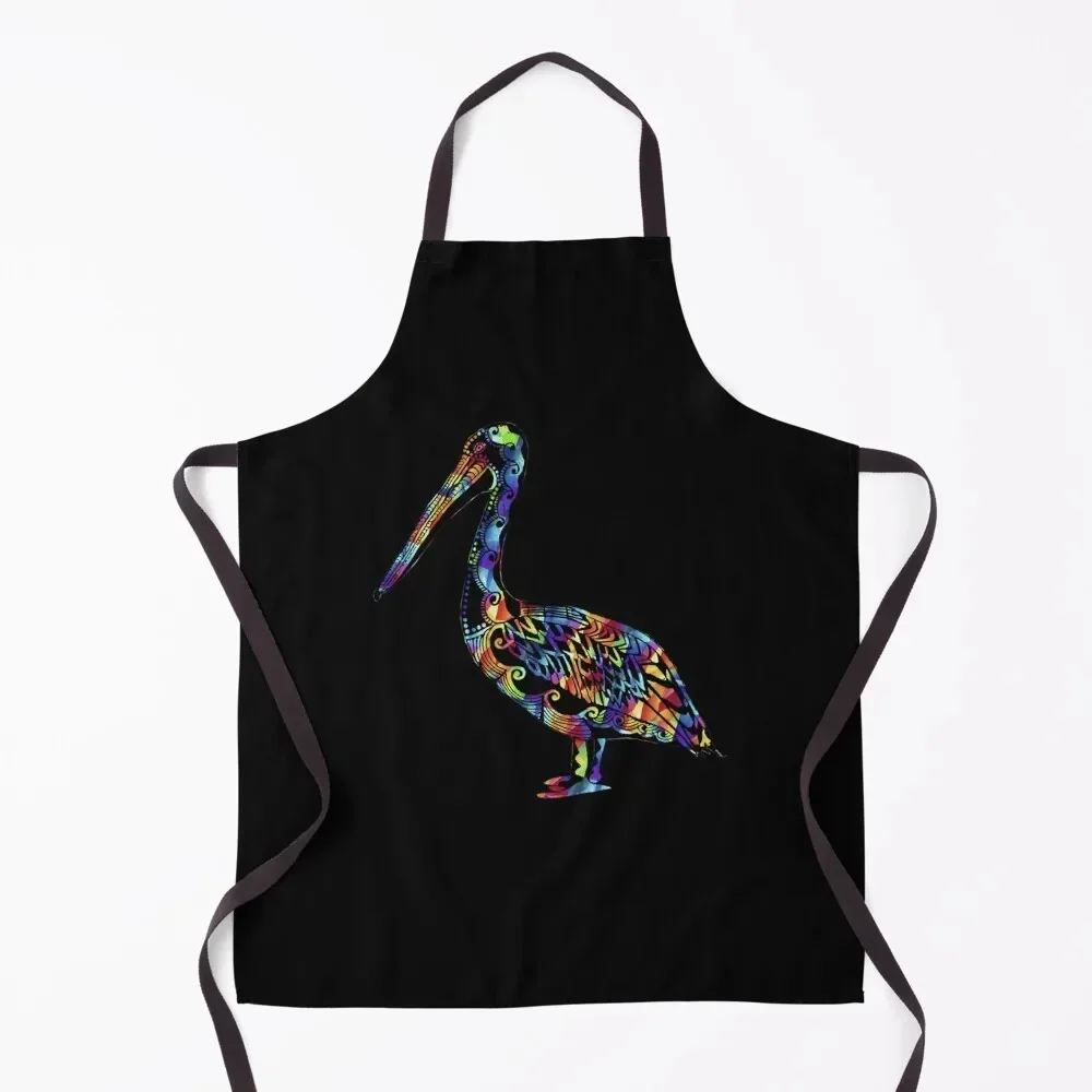 

Cool And Awesome Pelican Geometric Apron Costume Waiter Waiter Uniforms Chef Accessory Kitchen Utensils Apron