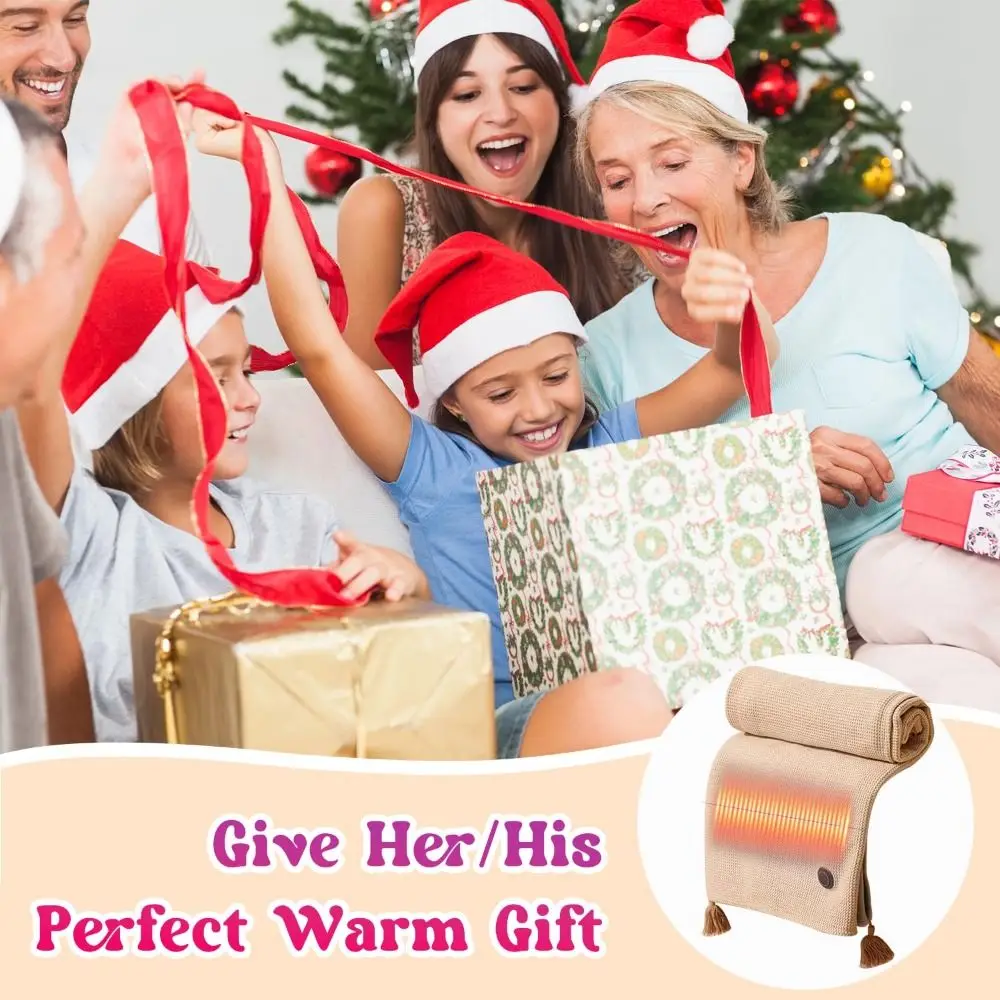 

Портативное электрическое одеяло-накидка с USB-подогревом для дома, теплая одежда, моющаяся электрическая накидка-шаль для зимы