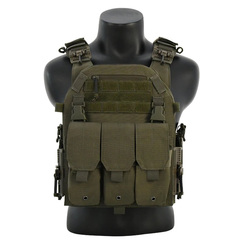 EMERSONGEARS 1000D Nylon Fabric Quick Releaseable  6094K tactical vest with Triple magazine pouch