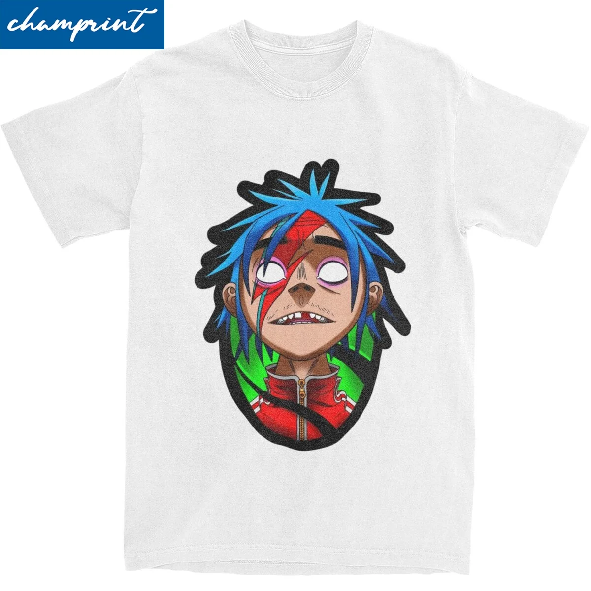 2d Gorillaz Music T Shirts Men Women Pure Cotton Leisure T-Shirt Crewneck Hip Hop Tees Short Sleeve Clothes Gift