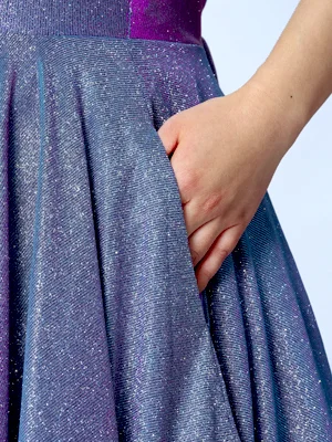 Abiti da ritorno a casa Una linea per ragazzi Abito corto da ballo glitterato con tasche con spalle scoperte Abito da festa di laurea 2026 Rosso intenso
