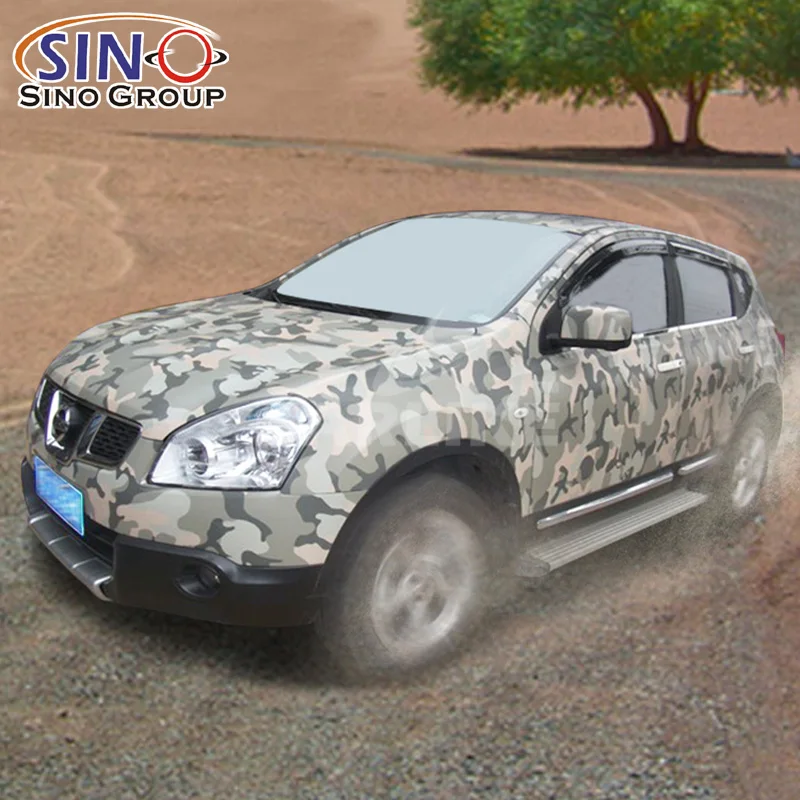 Good Quality Printed Vinyl Color Full Camouflage Vinyl Rolls Wholesale  Air Bubble Free  Car Sticker Film