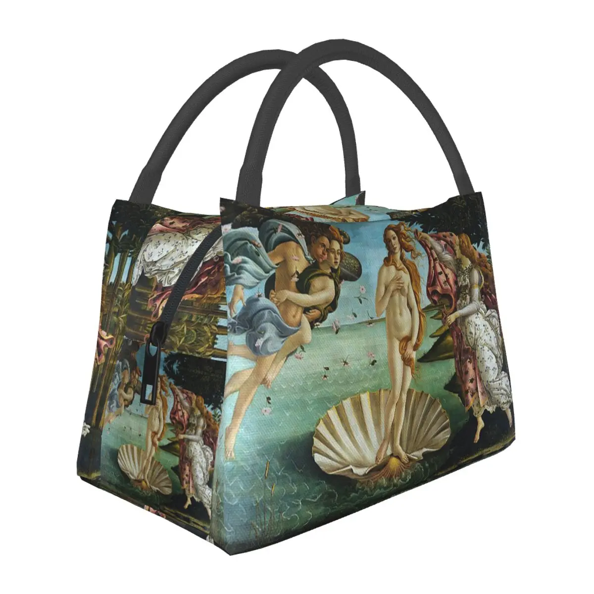 

The Birth Of Venus By Sandro Botticelli (1486) Insulated Lunch Bag Boxes Portable Container Cooler Thermal Lunch Box Tote