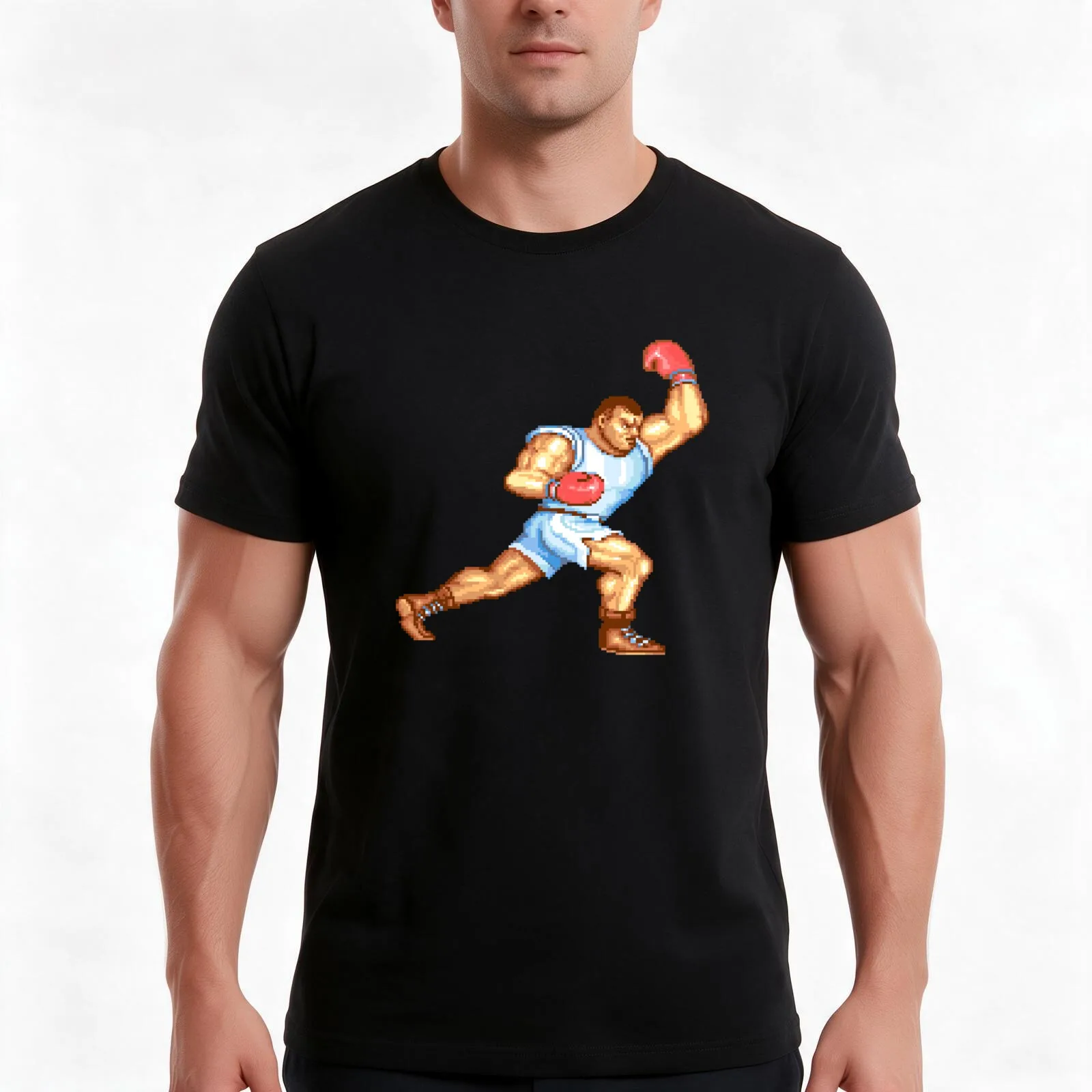 BALROG ATTACKS T-Shirt Summer Casual Cotton Tee Oversized Streetwear Tops Vintage Graphic Print Loose Fit Short Sleeve
