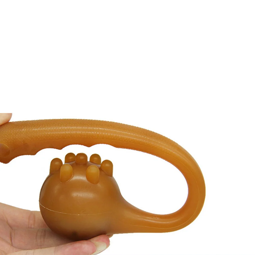 

Fitness Massage Hammer Brown Durable Plastic Therapy Hammer for Neck Shoulder Back Stress Relief Blood Circulation Improvement