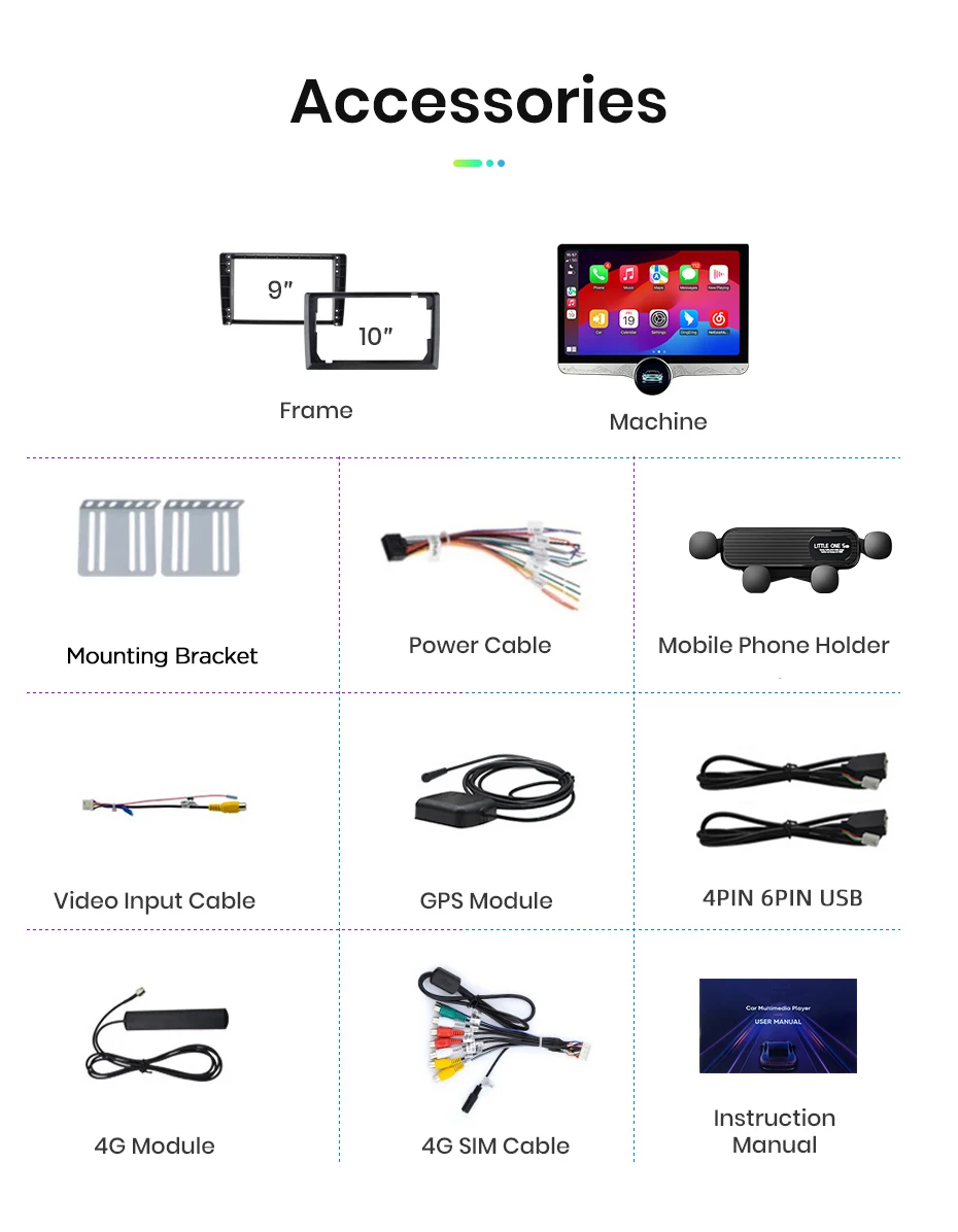 Junsun 11,5 Zoll 2K Touchscreen Kabelloses CarPlay für Apple Universelles Autoradio Android Auto Stereo Multimedia-Videoplayer Intelligente Fahrzeugsysteme 2 Din Autoradio-Haupteinheit GPS-Navigation BT 4G WIFI 8-Kern FM AM DSP RDS SWC DAB – Detail 25