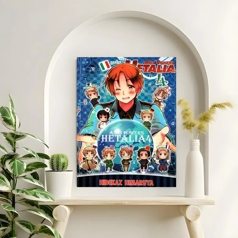 Anime Axis Powers Hetalia Poster Hochauflösende Poster-Aufkleber, geeignet für Schlafzimmer, Wohnzimmer, Heimdekoration – Detail 15