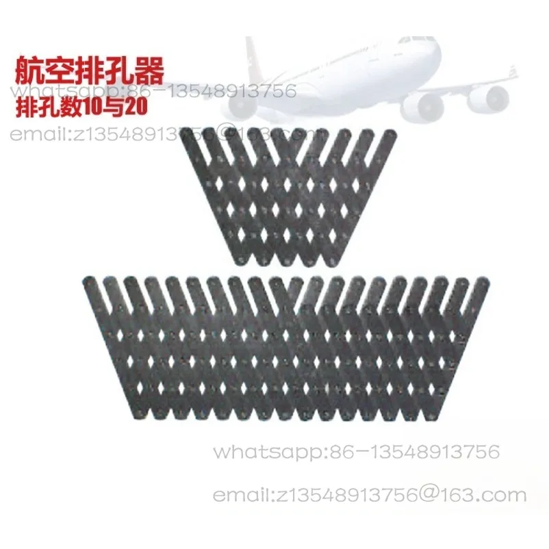Aviation Aircraft Skin Sheet Metal Drilling Rivets Uniform Distribution Equidistant Hole Row Positioning Clamping Tool