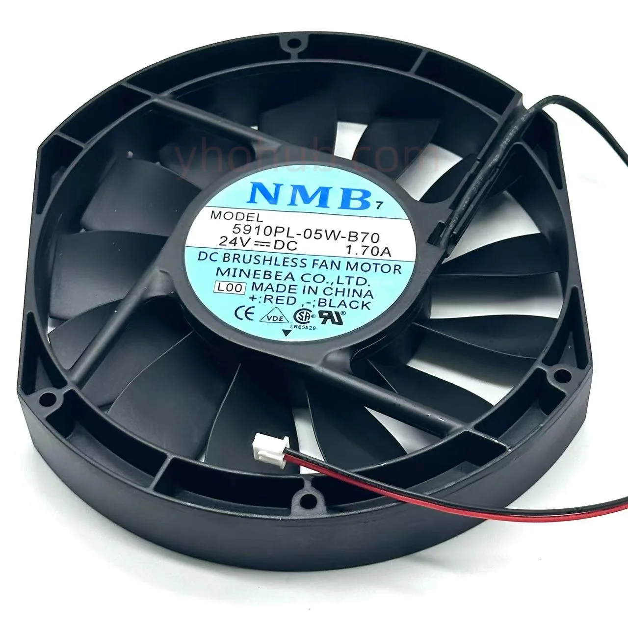 

NMB-MAT 5910PL-05W-B70 L00 Server Cooling Fan DC 24V 1.70A 170x150x25mm 2-Wire