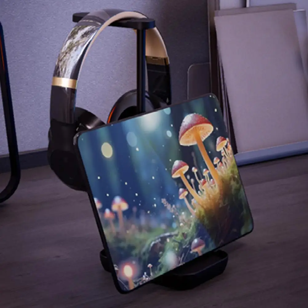 Headphone Rack Stable Base Headphone Stand with 180-degree Rotatable Holder for Desktop Headset Non-slip Design for Organizing