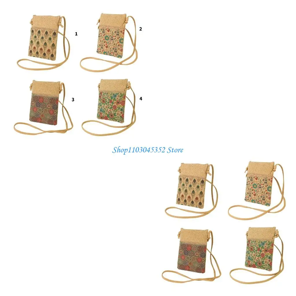 

Women Shoulder Bag Flower Print Bag Ladies Coin Purse Small Crossbody Bag Everyday Bag for Daily Commuting