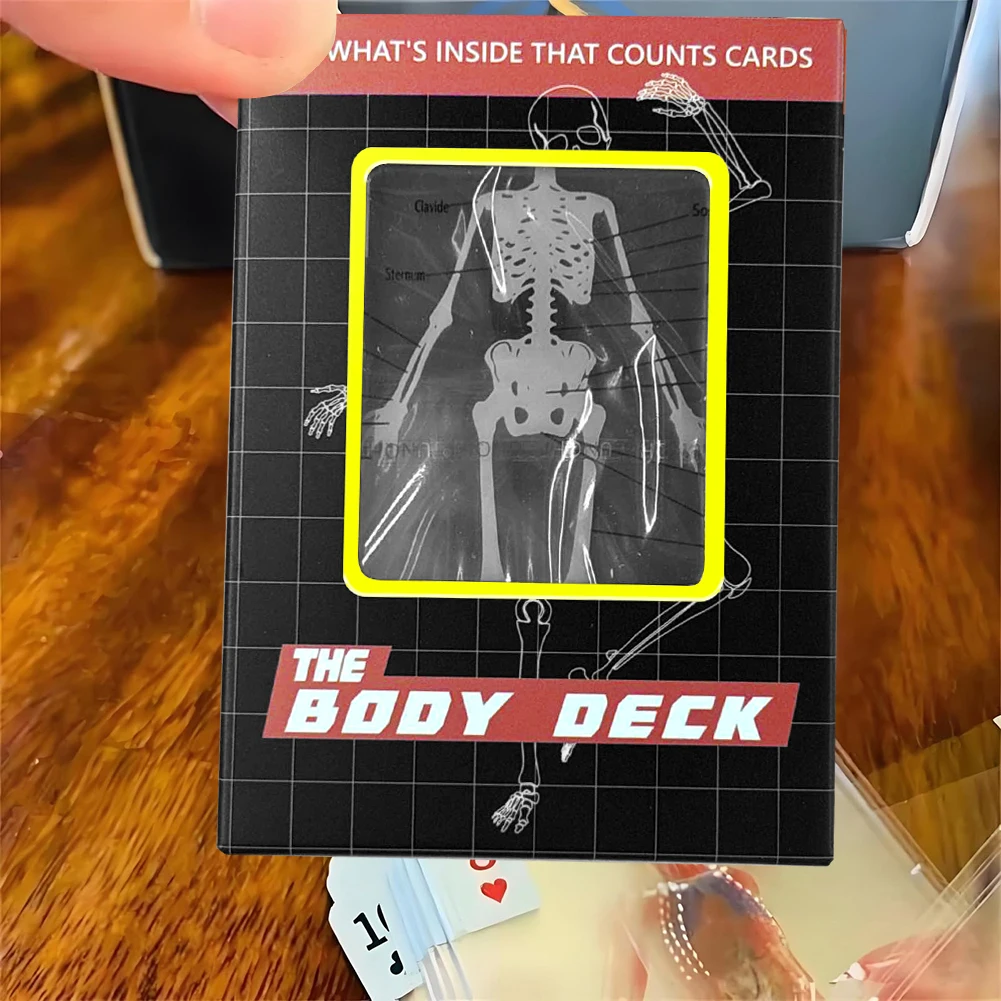 

Funny Anatomy Poker Reusable Body Transparent Playing Cards Multi-Purpose Human Anatomy Playing Cards for Card Collectors