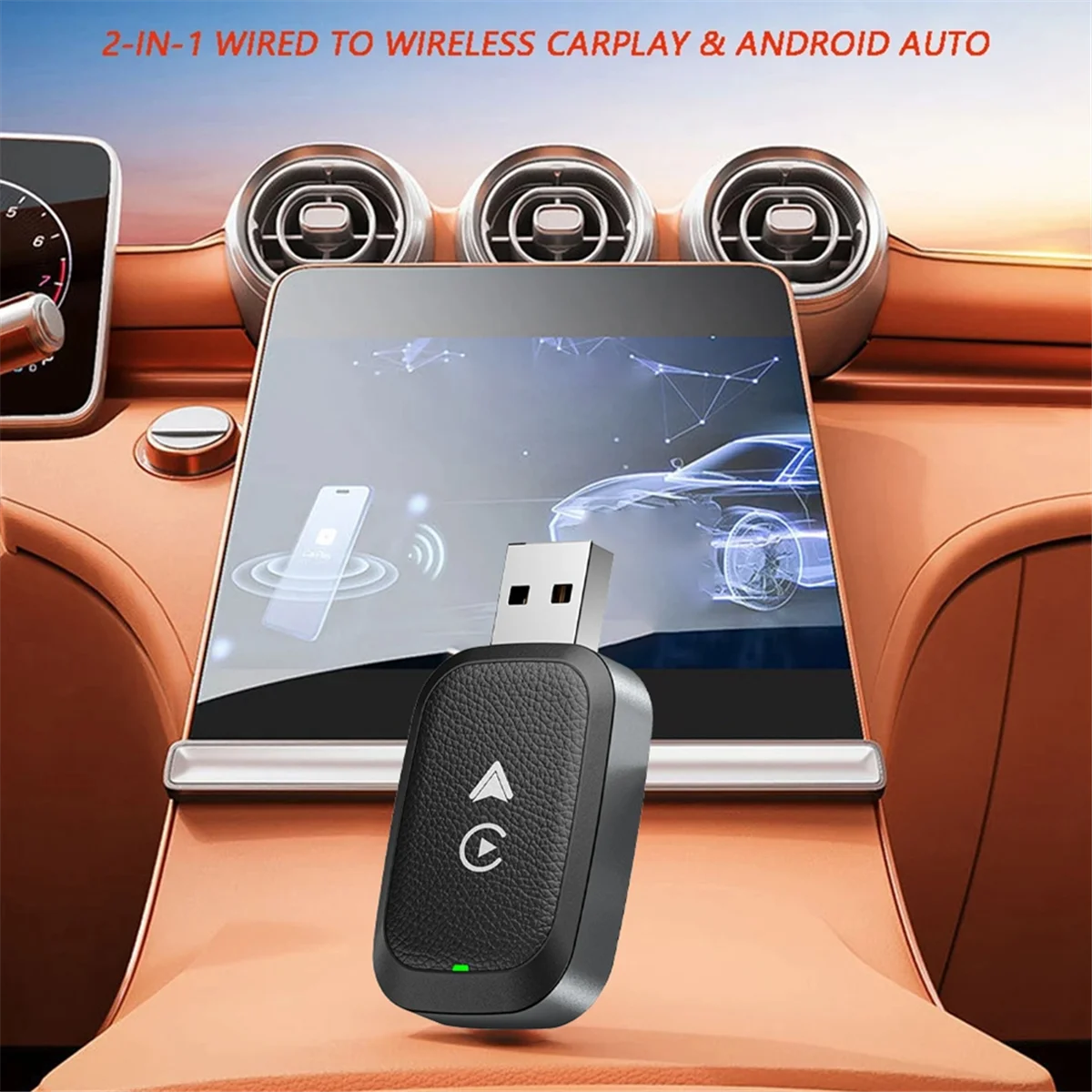 

ДЕТЬ! Новый беспроводной Carplay Box + автомобильный преобразователь Aduio Aux «два в одном», автомобильный проводной в беспроводной автомобильный проекционный блок