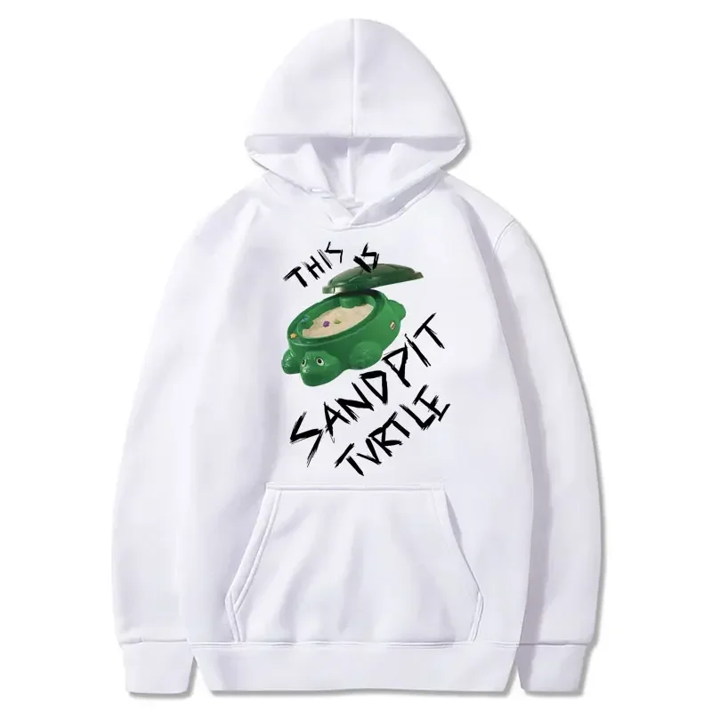 This Is Sandpit Turtle Funny Meme Hoodie Men Women Oversized Hoody Sweatshirts Pocket Fleece Hoodies Casual Streetwear Pullover