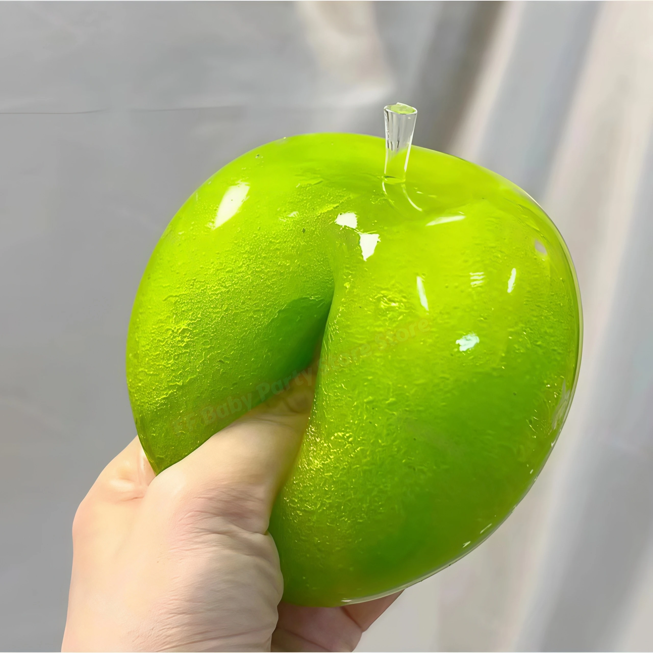 Grüner Apfel Slushie Squishy Knuspriges, formbares, langsam zurückfederndes sensorisches Fidget-Spielzeug zur Stresslinderung für Erwachsene – Squishies als Geschenk