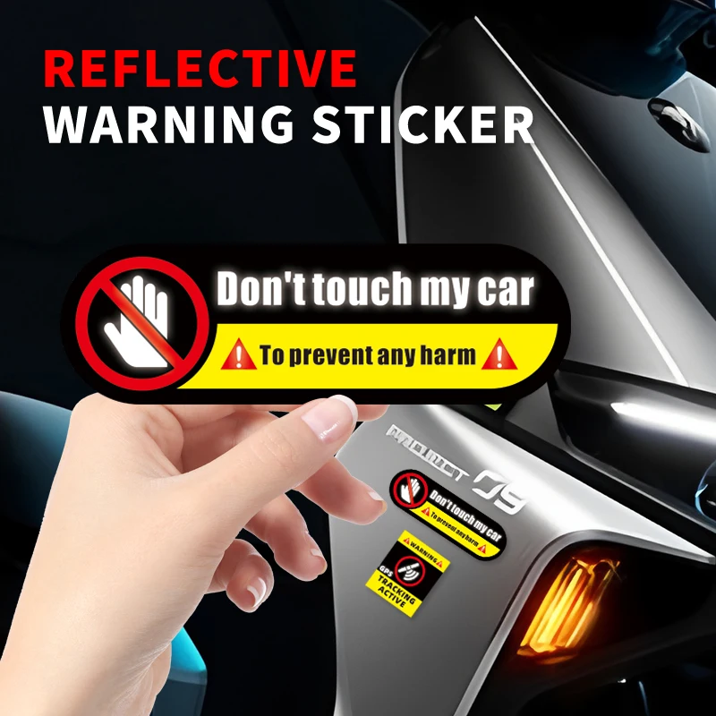 

Набор из 10 предупреждающих наклеек «Не трогайте мой автомобиль» – наклейки с предупреждением о GPS-трекинге для защиты автомобиля