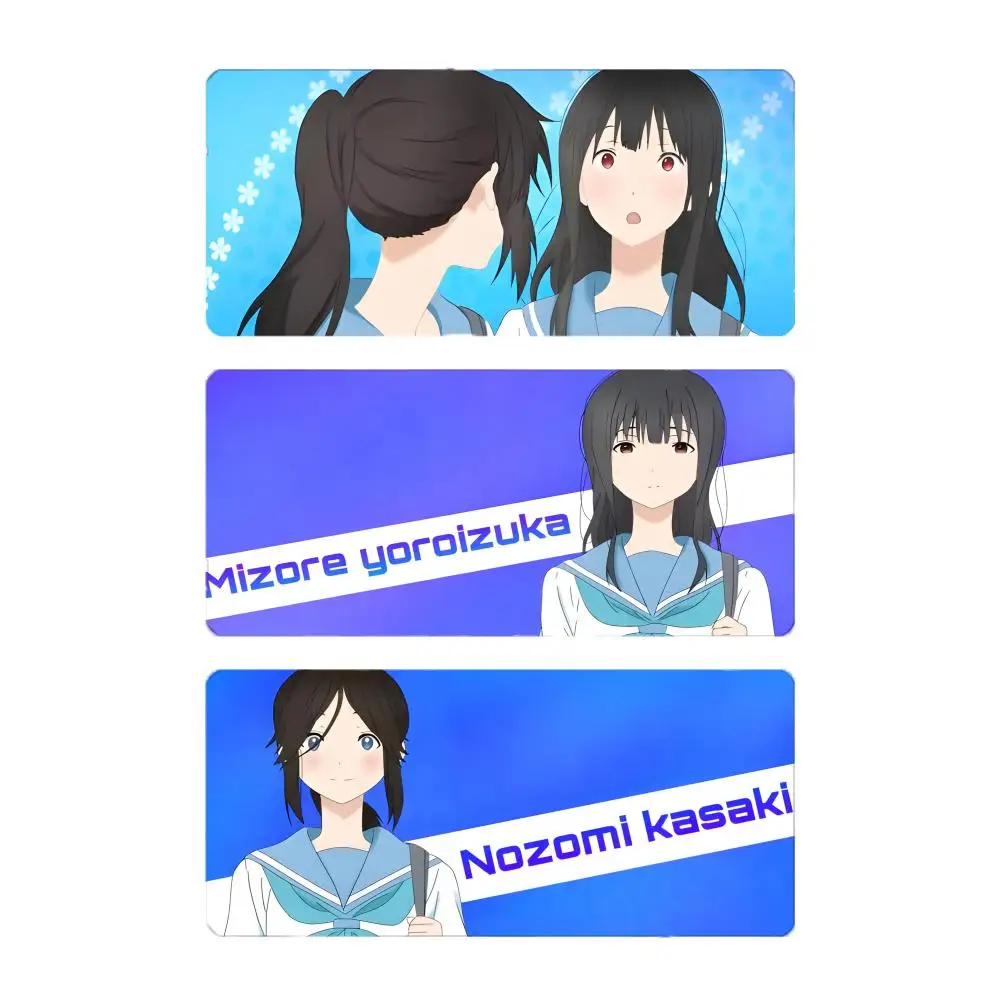 Beautiful Emotional Anime L-Liz and the Blue Bird Mouse Pad Large Gaming Mousepad with Stitched Edges Thickened Desk Mat PC