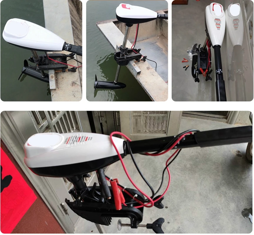 50LBS-88LBS Marine electric propeller 12v brushless rubber boat motor propeller hanging plastic outboard motor accessories