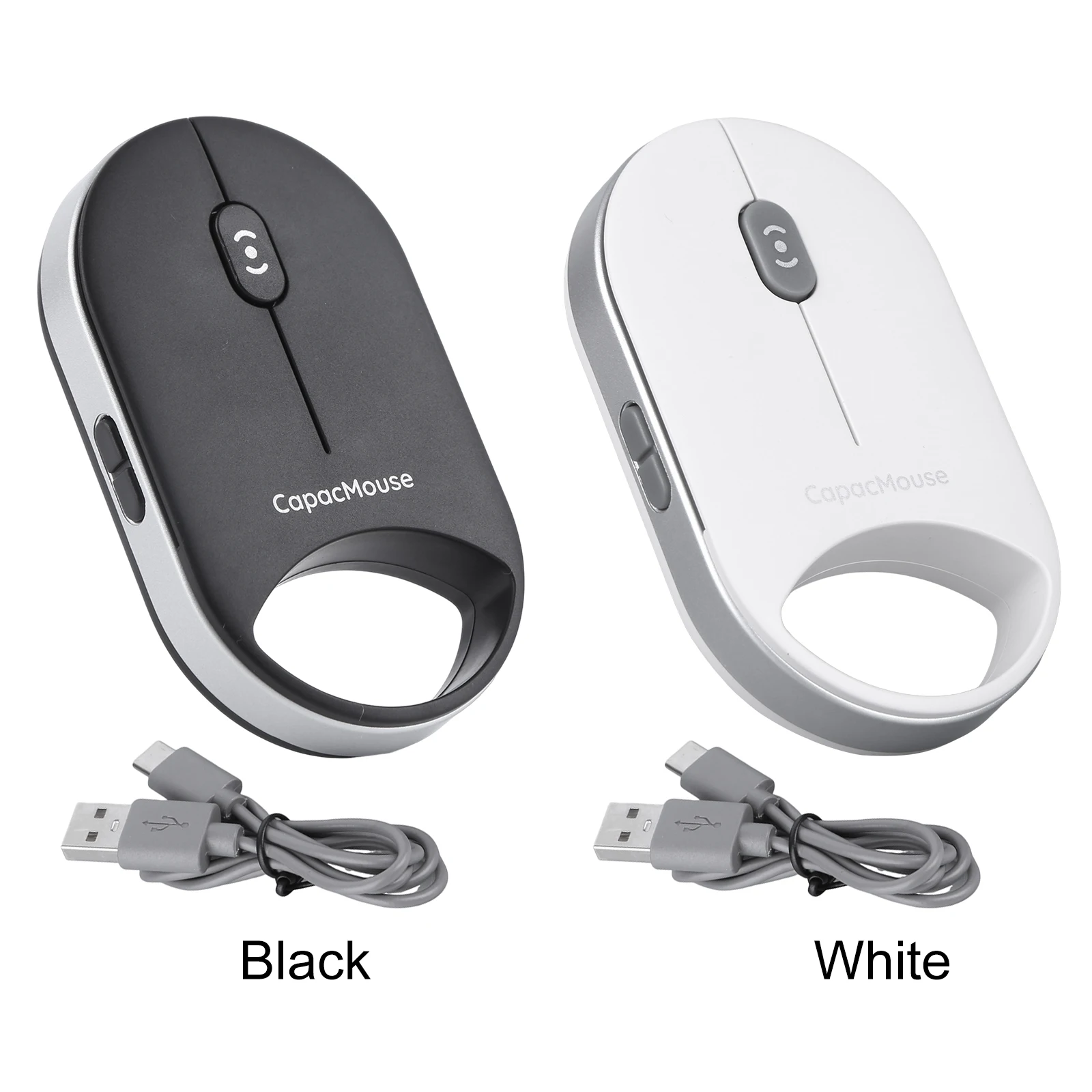 Rato silencioso portátil 3 modo bt 5.2/2.4g/usb mini mouse capacitivo mouse de computador 4 dpi ajustável para computador portátil notebook desktop