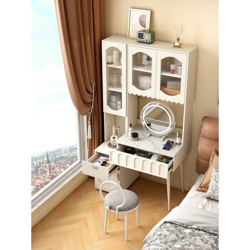 Kaishang Cream Breeze Light Luxury Dressing Table Storage Cabinet Integrated Bedroom Modern Simple Makeup Table