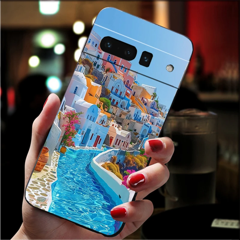 حافظة لهاتف جوجل بيكسل 10 9 برو XL 9A 8 7 6 برو بيكسل 8A 7A 6A بكسل 8 7 6 5 اليونان تركيا إيطاليا مشهد #4