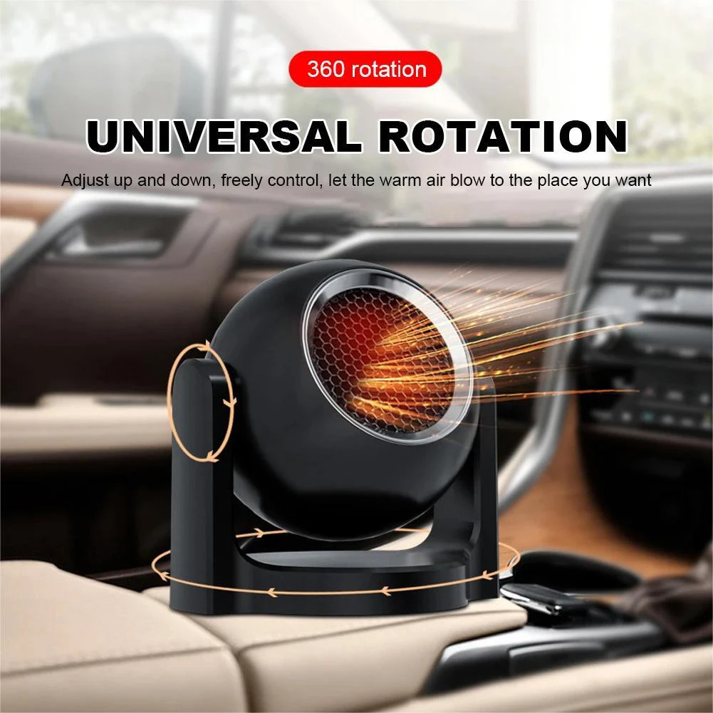 

360°Rotatable Car Heaters Practical Auto Windshield Defroster For Vehicle SUV Car