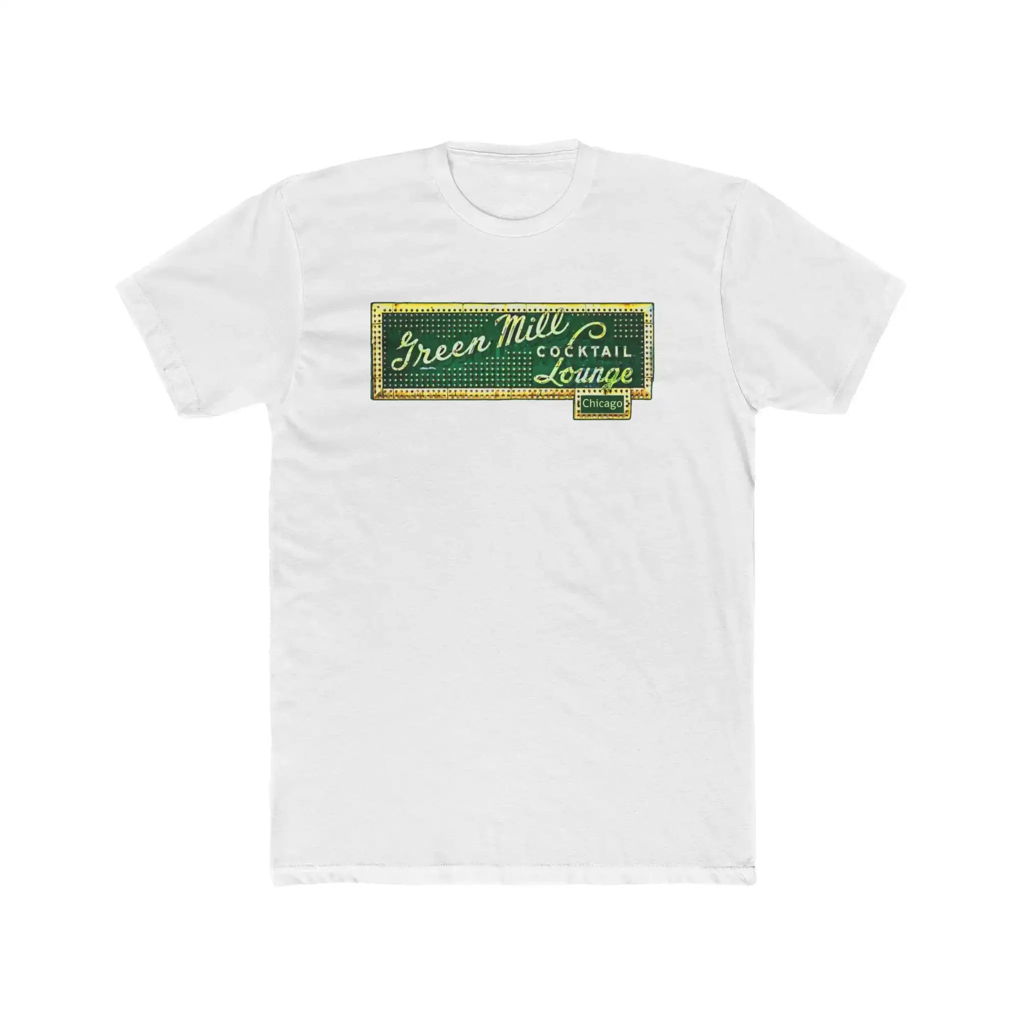 Green Mill Jazz Club Chicago Camiseta de algodón para hombre Música