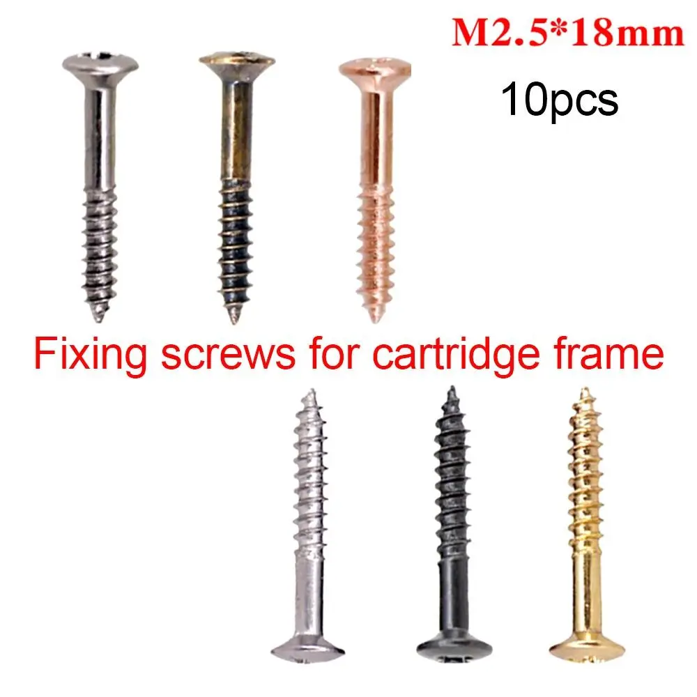 10pcs 5 Colors Frame Screws For Eelectric Guitar Humbucker Pickup Ring Screws Mounting Frame Screw Electric Guitar Pickup