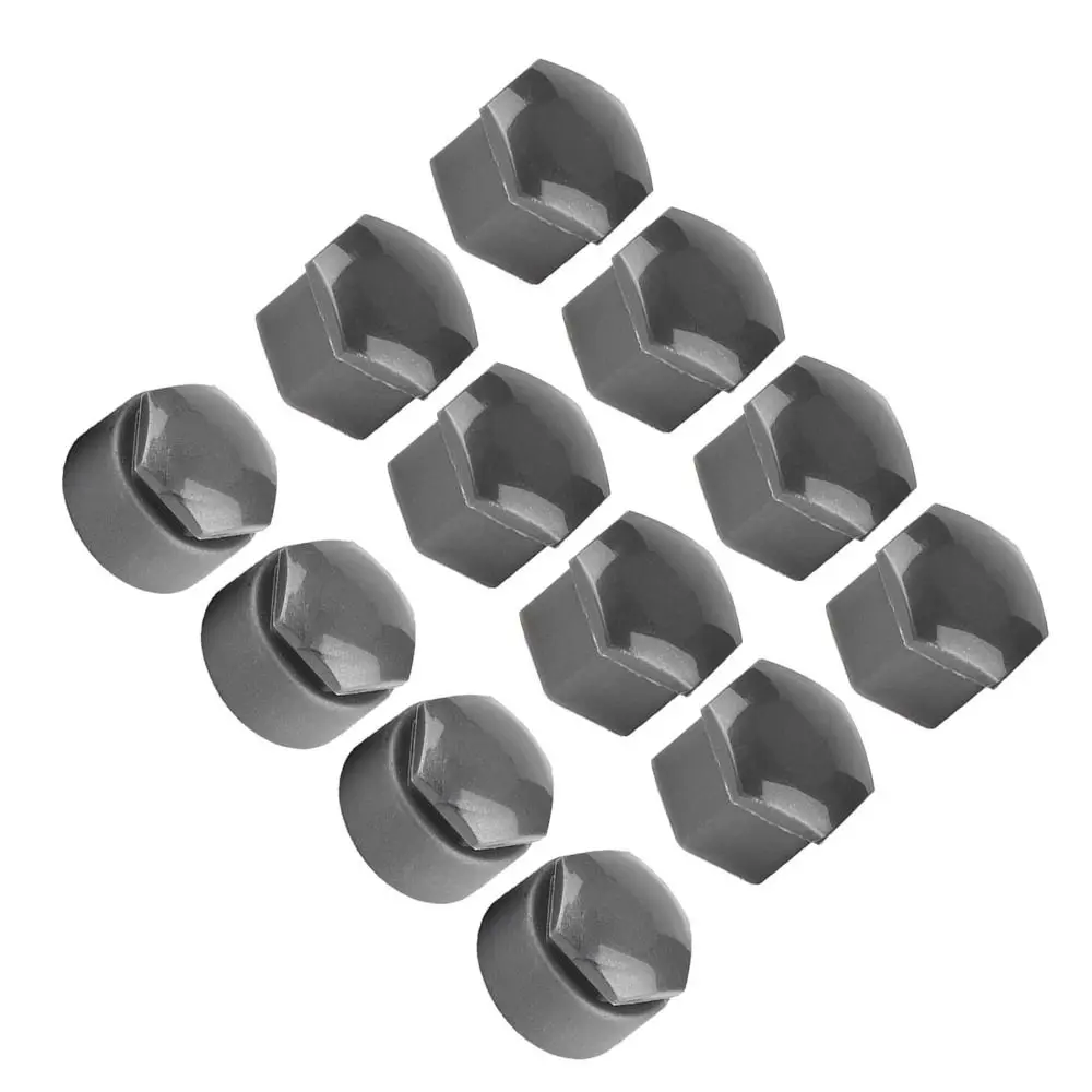 20 PCS Protective Caps 17mm Lug Nut Covers ABS Removal Tool Nut Bolt Cover Caps Gray Bolt Dust Caps for Audi Vehicle Maintenance