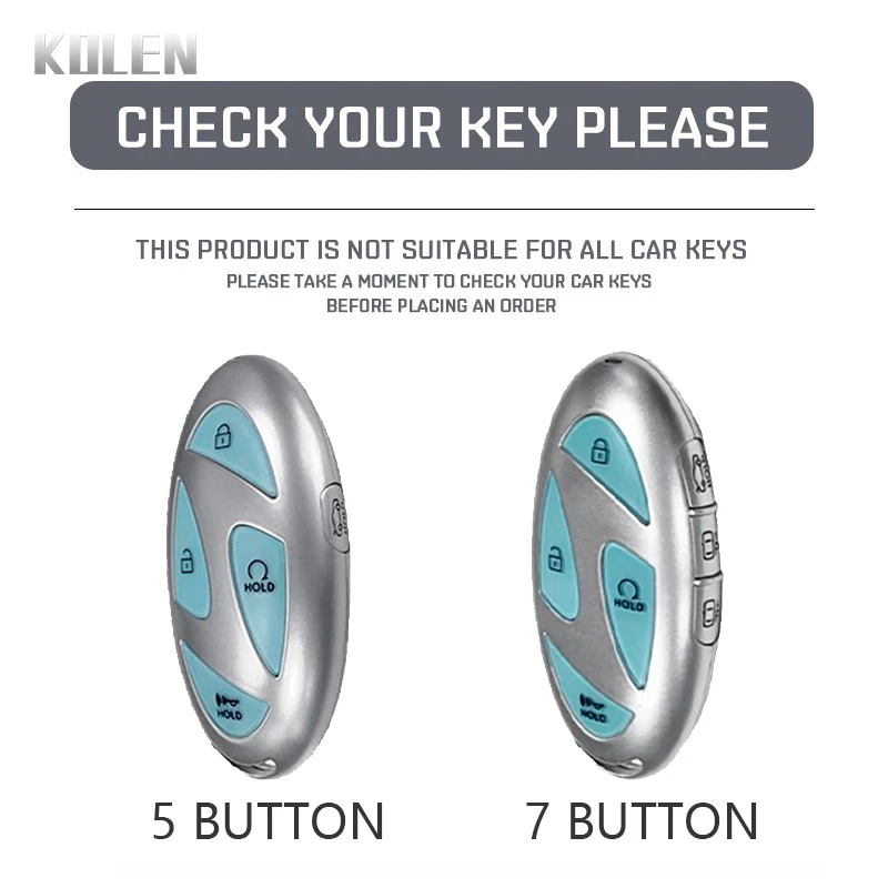 New TPU Car Remote Key Case Cover Shell For Hyundai IONIQ 6 New Grand Prix GN7 Kona 5 7 Buttons Protected Holder Keyless Fob Bag